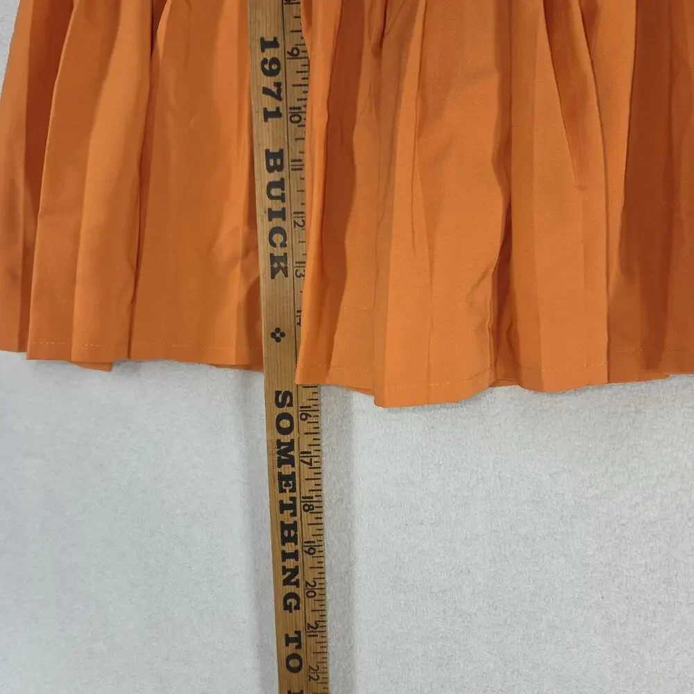 Skirt Size Large Womens Orange Athletic Gym Training Skirts Athleisure Workout - Picture 7 of 11